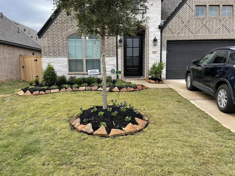 Expert yard cleanup service for outdoor upgrades in Richmond, TX by PJ's Patios & Landscaping