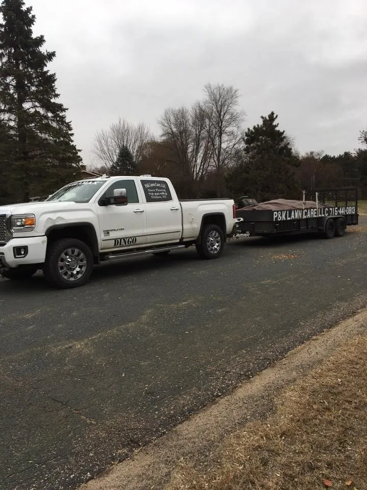 Affordable residential landscaping with custom design in Hudson, WI by P&K Lawn Care