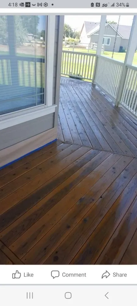 Custom landscape installation with custom design in Caldwell, ID by Pks Property Services