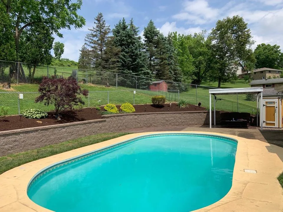 Expert garden landscaping with custom design in Scenery Hill, PA by P&l excavation and landscaping
