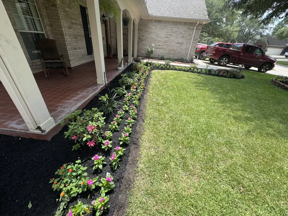 Custom lawn care service for outdoor upgrades in Houston, TX by PL Landscapes