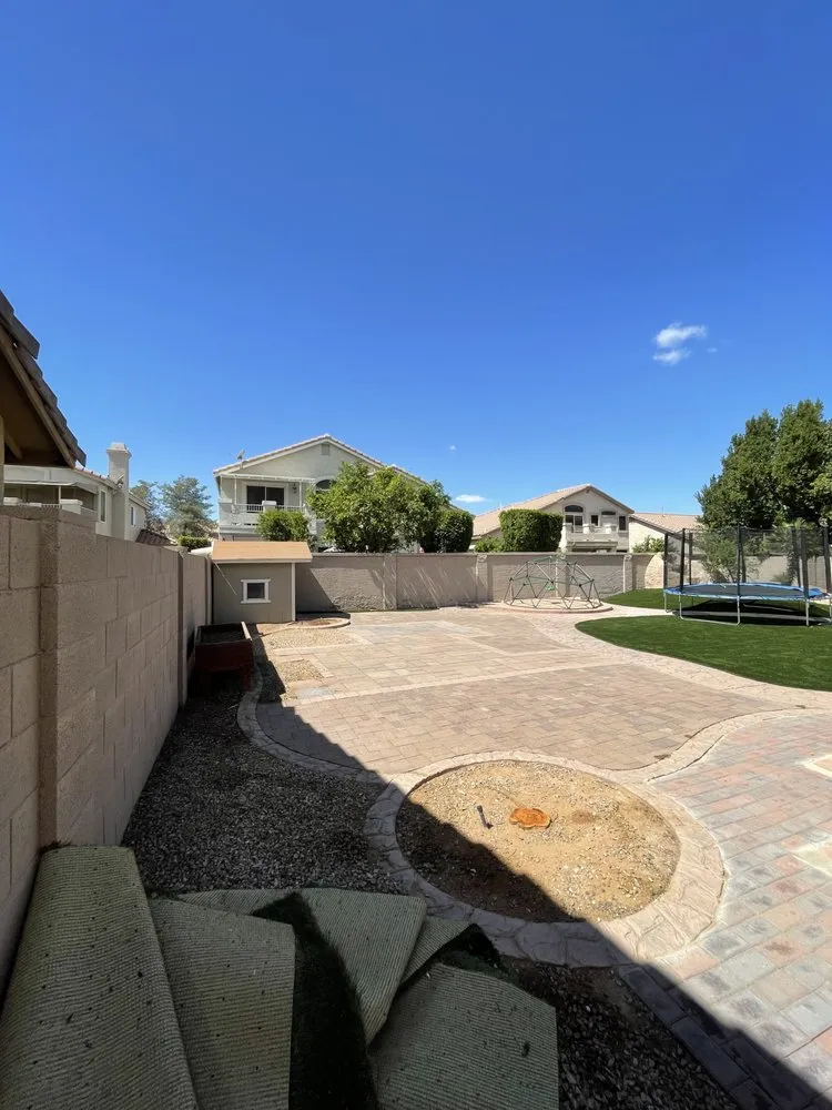 Professional lawn mowing service for beautiful yards in Chandler, AZ by Plan A Landscaping