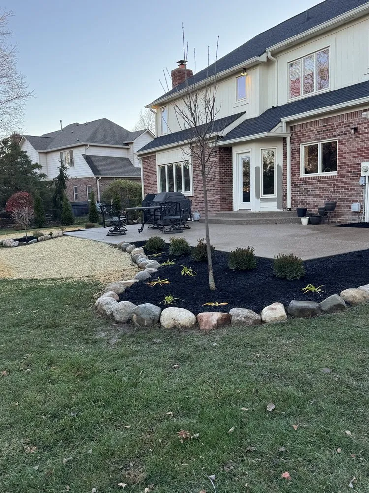 Custom lawn mowing service in Fishers, IN by Plan B lawn and property services