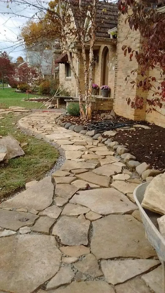 Professional landscape installation in Powell, TN by Planet Rock Landscaping