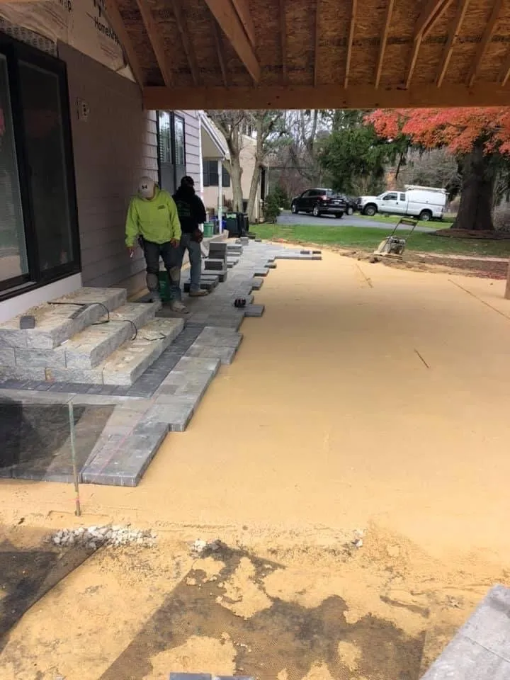 Professional landscape installation for year-round maintenance in Springfield, PA by Plank Brothers Landscaping