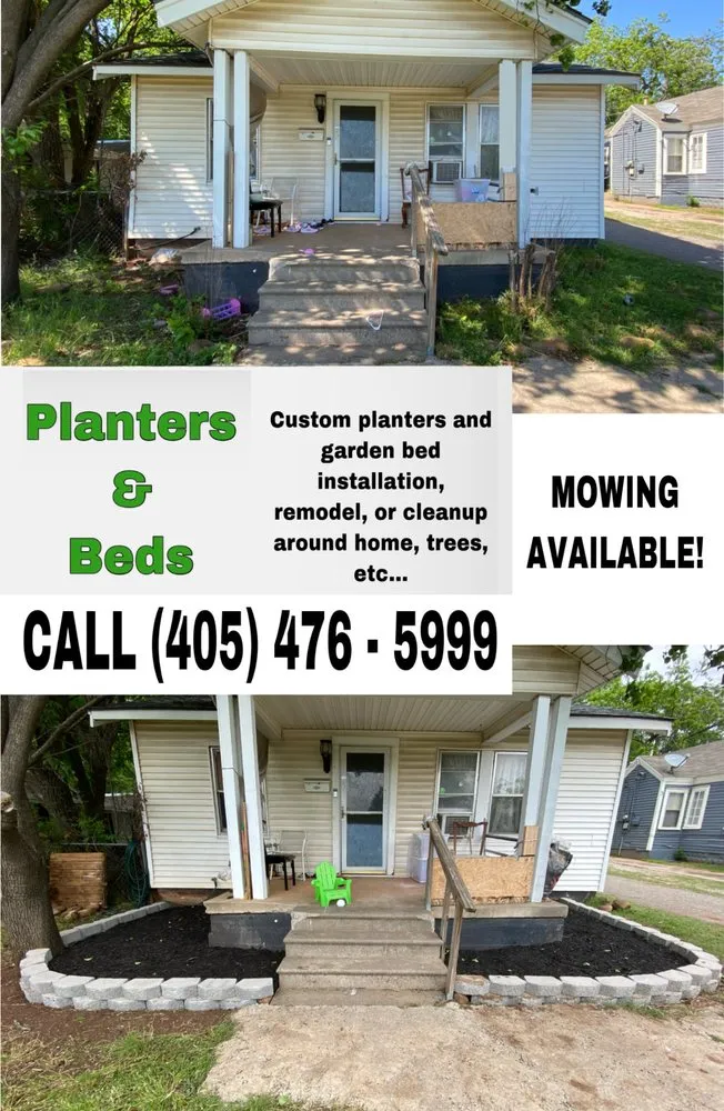 Custom landscaping services in Oklahoma City, OK by Planters and Beds