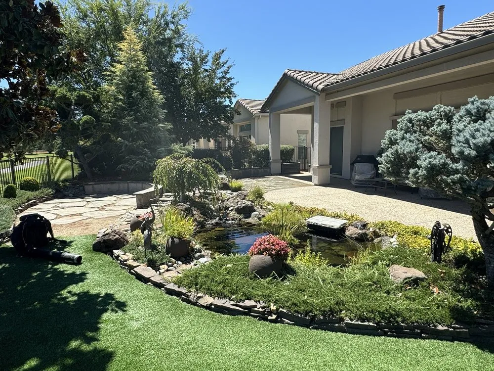 Custom landscape installation for residential properties in Rocklin, CA by Planting Hope Landscape