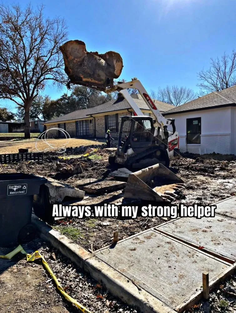 Custom lawn mowing service in Hurst, TX - Plata Outdoor Creations