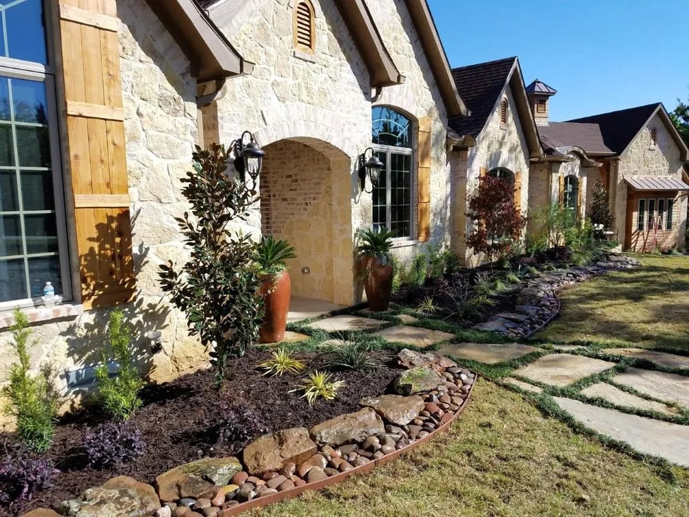 Professional lawn care service with custom design in Frisco, TX by Platinum DFW Landscape Services