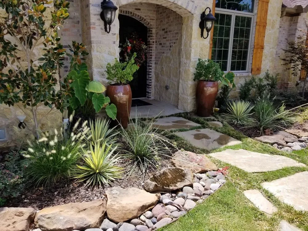Affordable landscape design for residential properties in Frisco, TX by Platinum DFW Landscape Services