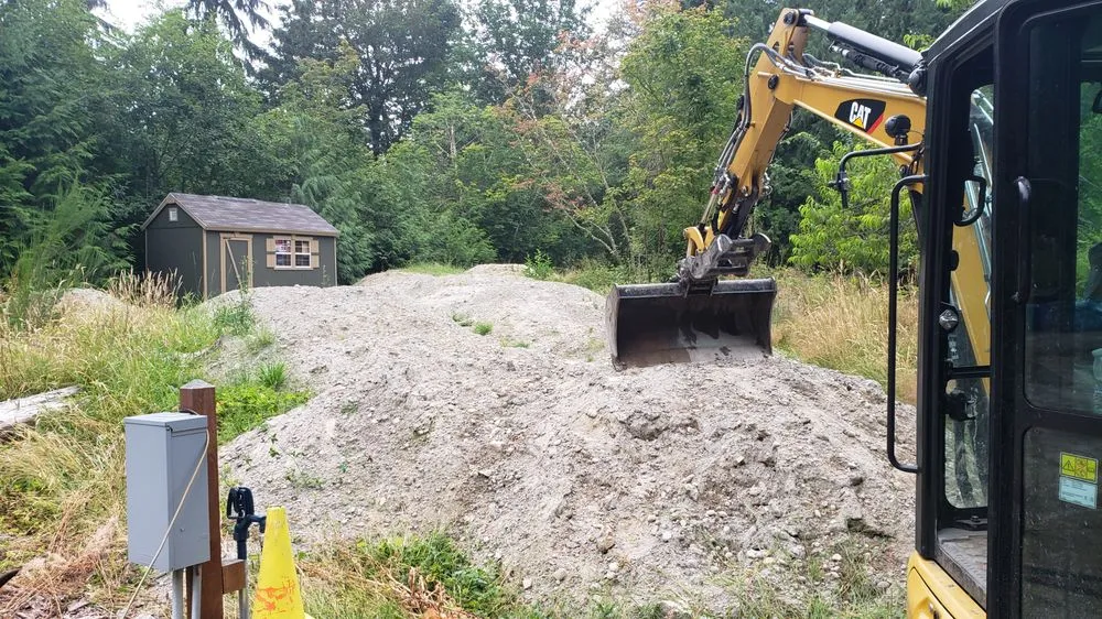 Custom yard cleanup service with custom design across Lakebay, WA - Platinum Earthworks