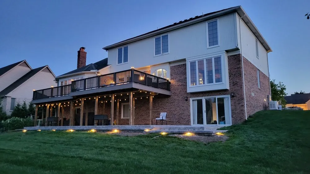 Local landscape installation with custom design across Birmingham, MI - Platinum Hardscapes