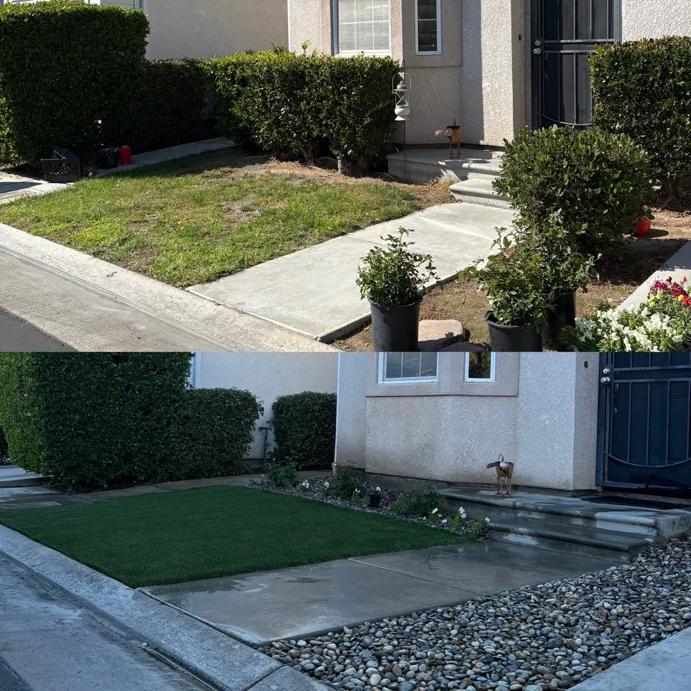 Custom outdoor landscaping for year-round maintenance in Fresno, CA by Platinum Landscape