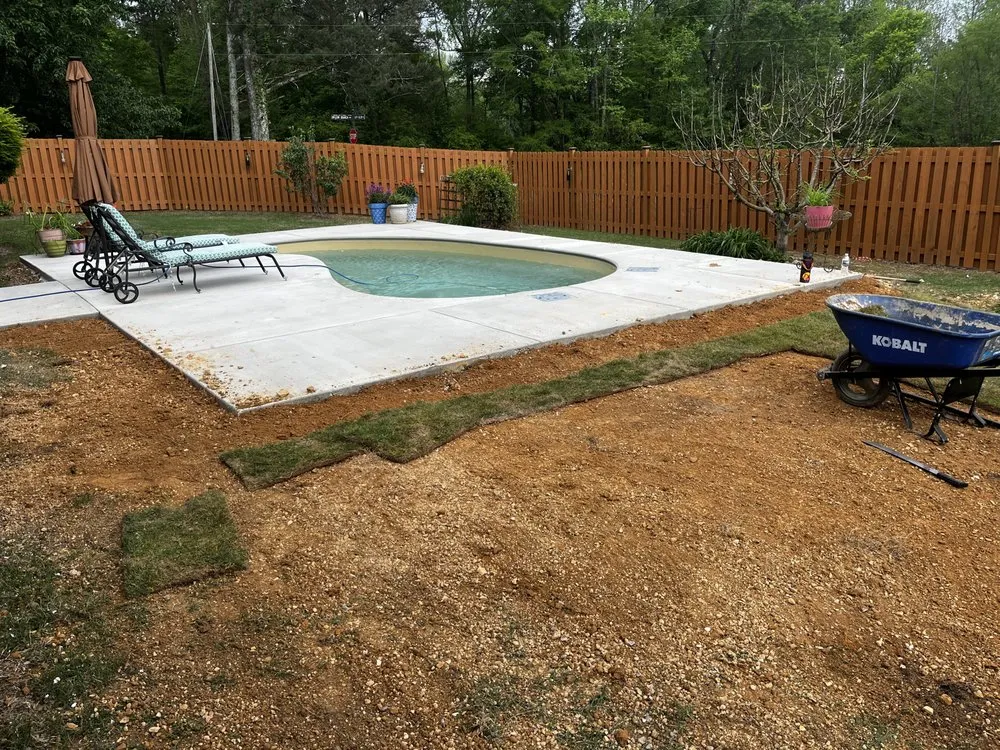 Custom yard maintenance with custom design across Pinson, AL - Platinum Lawn Service