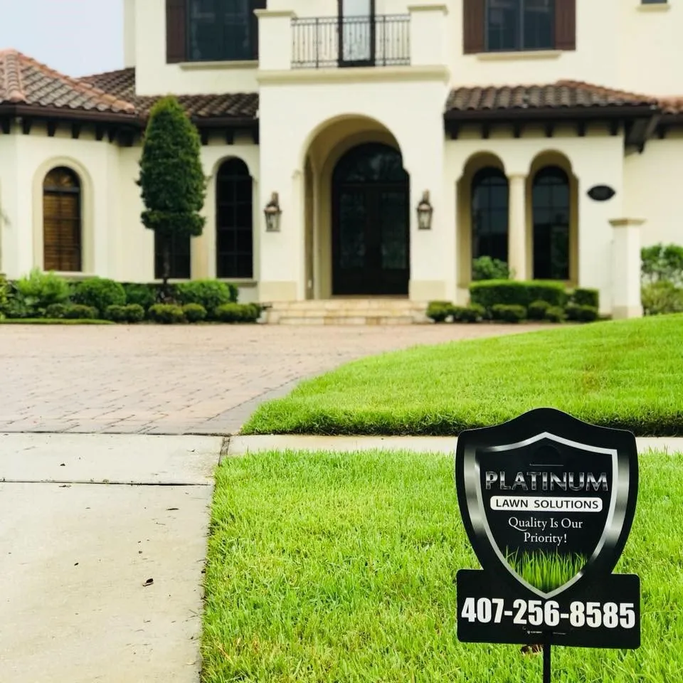 Affordable landscape design in Sanford, FL - Platinum Lawn Solutions