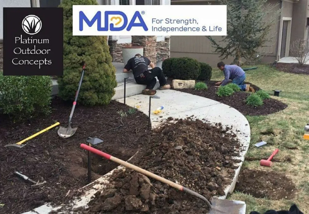 Affordable residential landscaping in Lenexa, KS by Platinum Outdoor Concepts