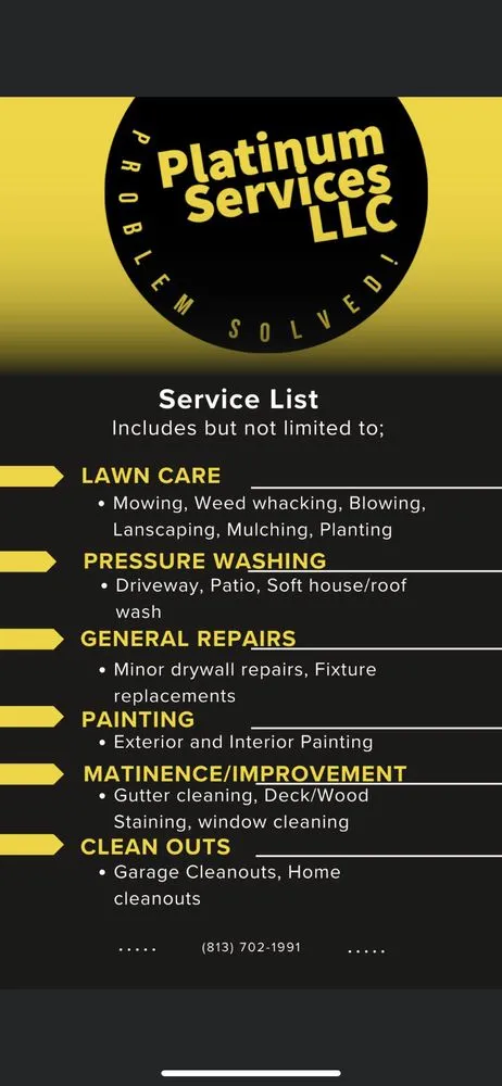 Expert lawn care service in Spring Hill, FL by Platinum Services