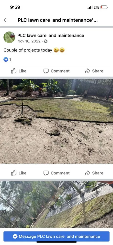 Trusted lawn mowing service experts serving Lynn Haven, FL - PLC Lawncare