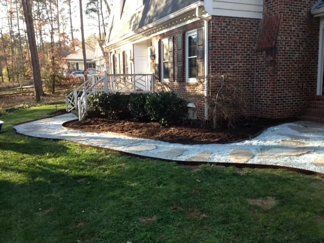 Custom landscape design in Durham, NC - Pleasant Green Grass