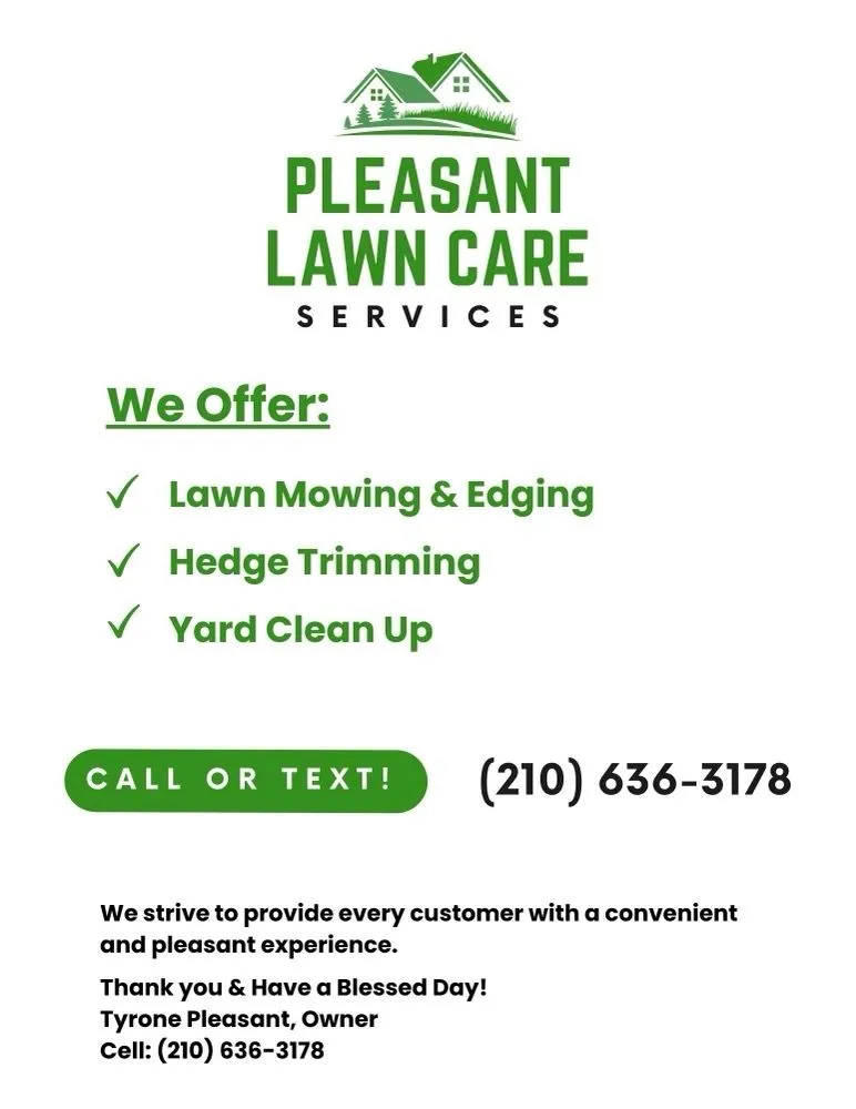 Custom landscaping services for outdoor upgrades in Schertz, TX by Pleasant Lawn Care Services
