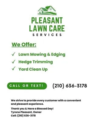 Pleasant Lawn Care Services Logo