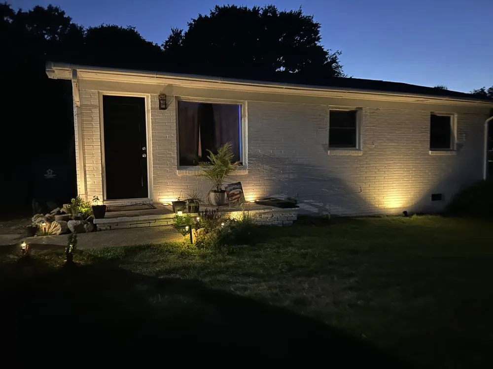 Professional residential landscaping in Shelby, NC by Pledge Green