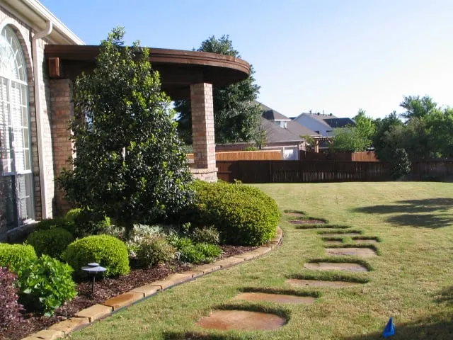 Trusted garden landscaping for homes in Carrollton, TX by PLM Landscaping and Outdoor Living