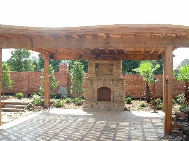 Custom outdoor landscaping with custom design across Carrollton, TX - PLM Landscaping and Outdoor Living