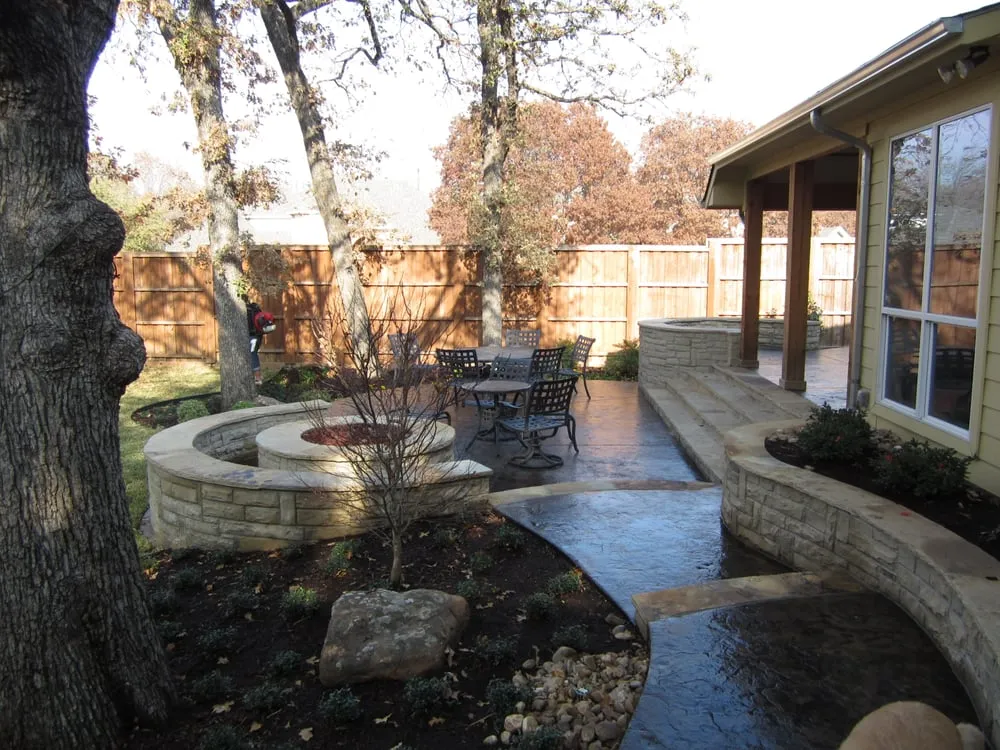 Affordable yard cleanup service with custom design in Carrollton, TX by PLM Landscaping and Outdoor Living