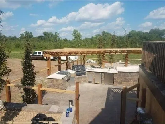 Reliable outdoor landscaping with custom design in Lindsborg, KS by Plumer Lawn & Landscape