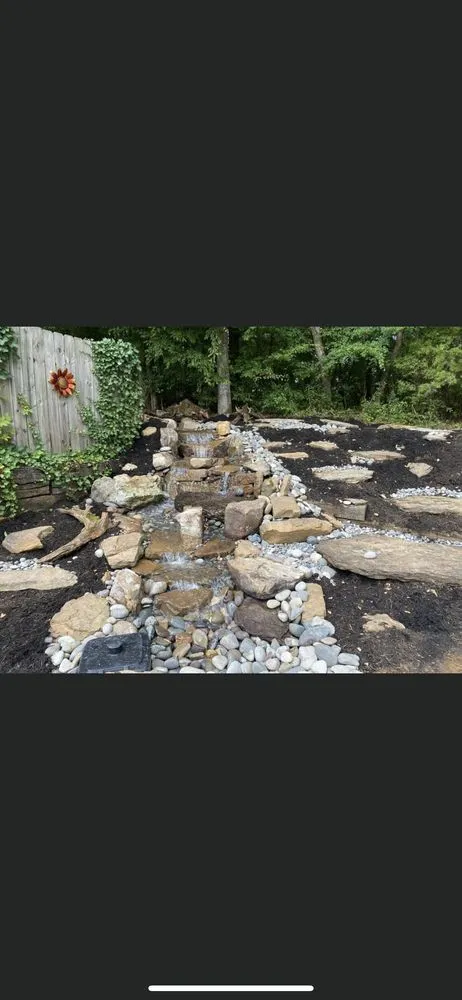 Custom garden landscaping in Beech Bluff, TN - Plunks Lawn Service