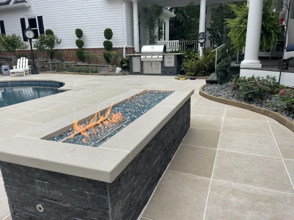Custom garden landscaping in Snellville, GA - Pm Landscaping