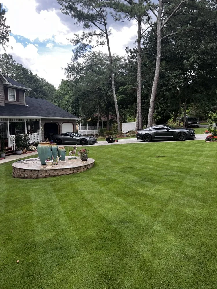 Reliable lawn mowing service for year-round maintenance across Snellville, GA - Pm Landscaping