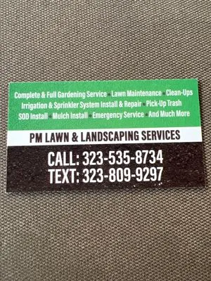 Pm Lawn & Landscaping Services Logo