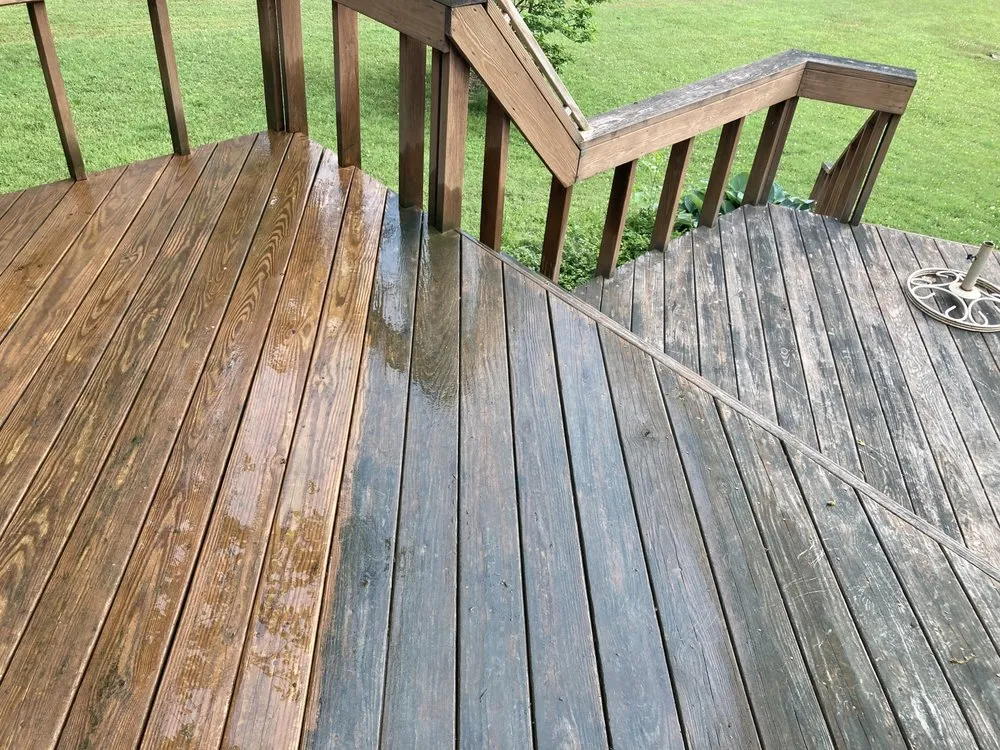 Custom landscape design for year-round maintenance in Jamestown, NY by P&M Pressure Washing Services