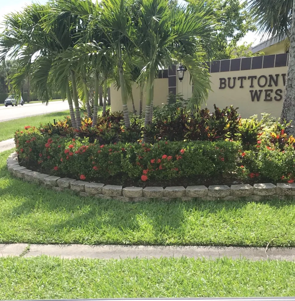 Local garden landscaping with custom design in Atlantis, FL by PMA Landscape Maintenance