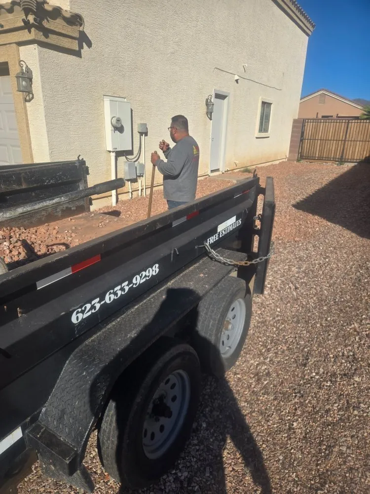 Custom landscape design in Glendale, AZ by PMC Lawn Care and Landscape Services