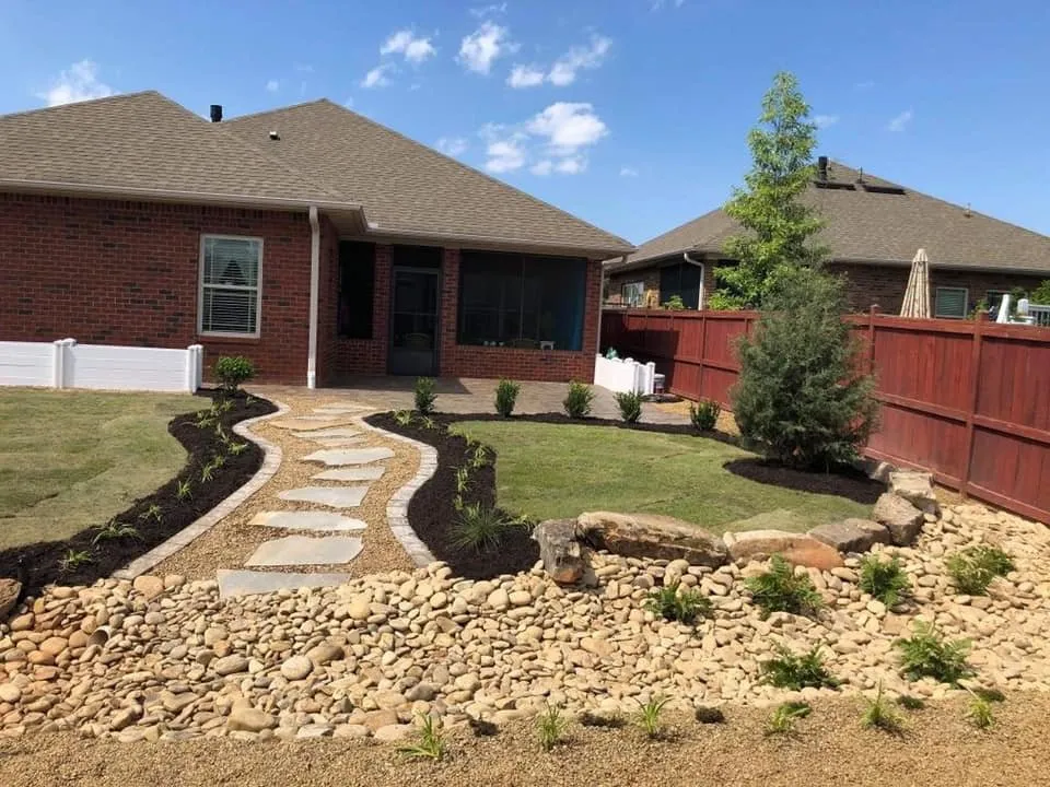Professional outdoor landscaping for year-round maintenance in Easley, SC by PMC L&T