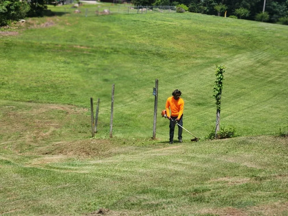 Custom landscaping services with custom design in Riverdale, GA by Pmp Brothers Lawn Care