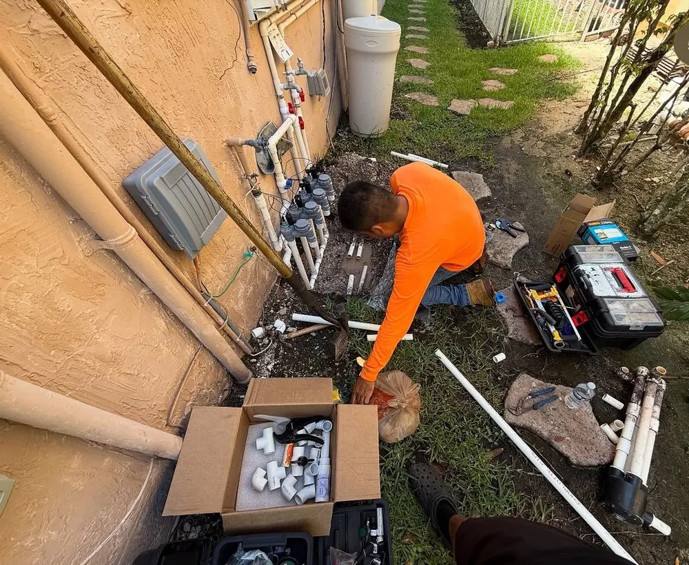 Custom landscaping services in Davie, FL by PNP Property Solutions