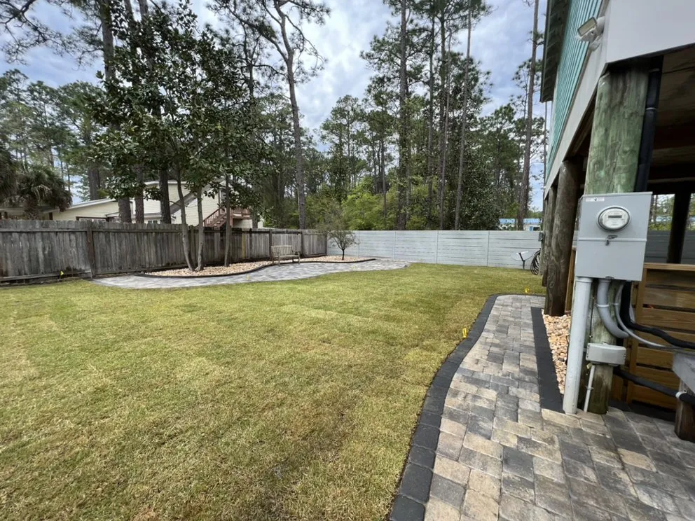 Professional residential landscaping for homes in Santa Rosa Beach, FL by Poarch Creek Landscaping