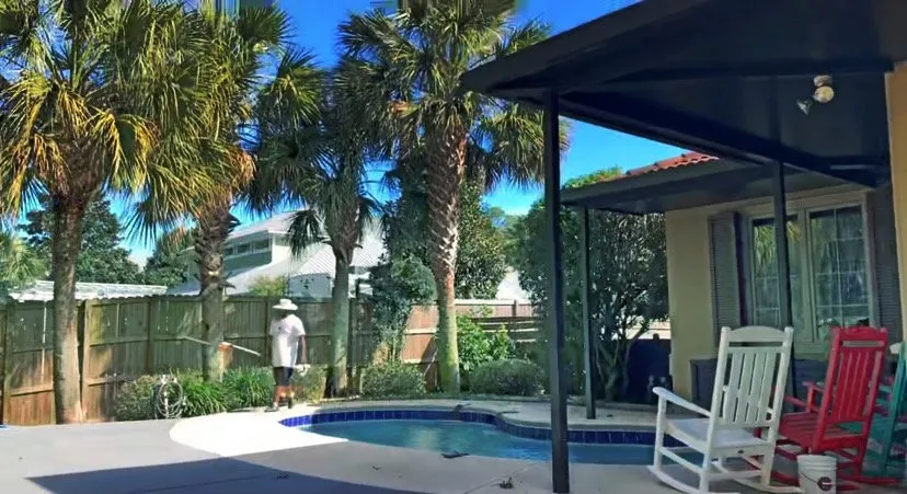 Affordable lawn mowing service in Santa Rosa Beach, FL by Poarch Creek Landscaping