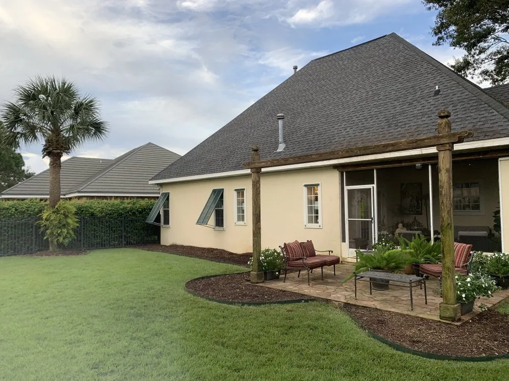 Top-rated landscape design for year-round maintenance in Santa Rosa Beach, FL by Poarch Creek Landscaping