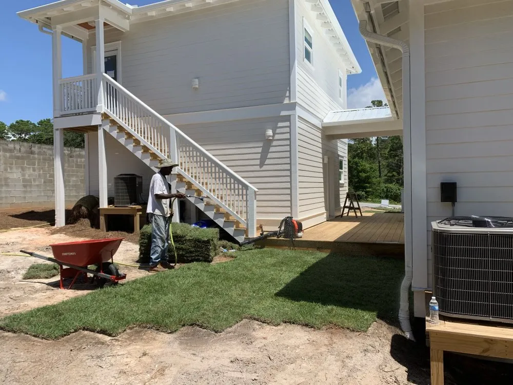 Custom landscape design for homes across Santa Rosa Beach, FL - Poarch Creek Landscaping
