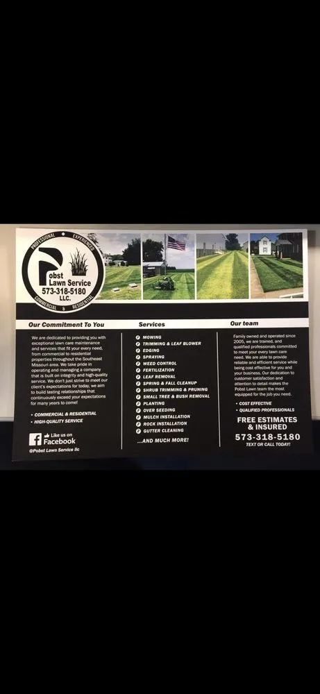 Local outdoor landscaping experts serving Kelso, MO - Pobst Lawn Service