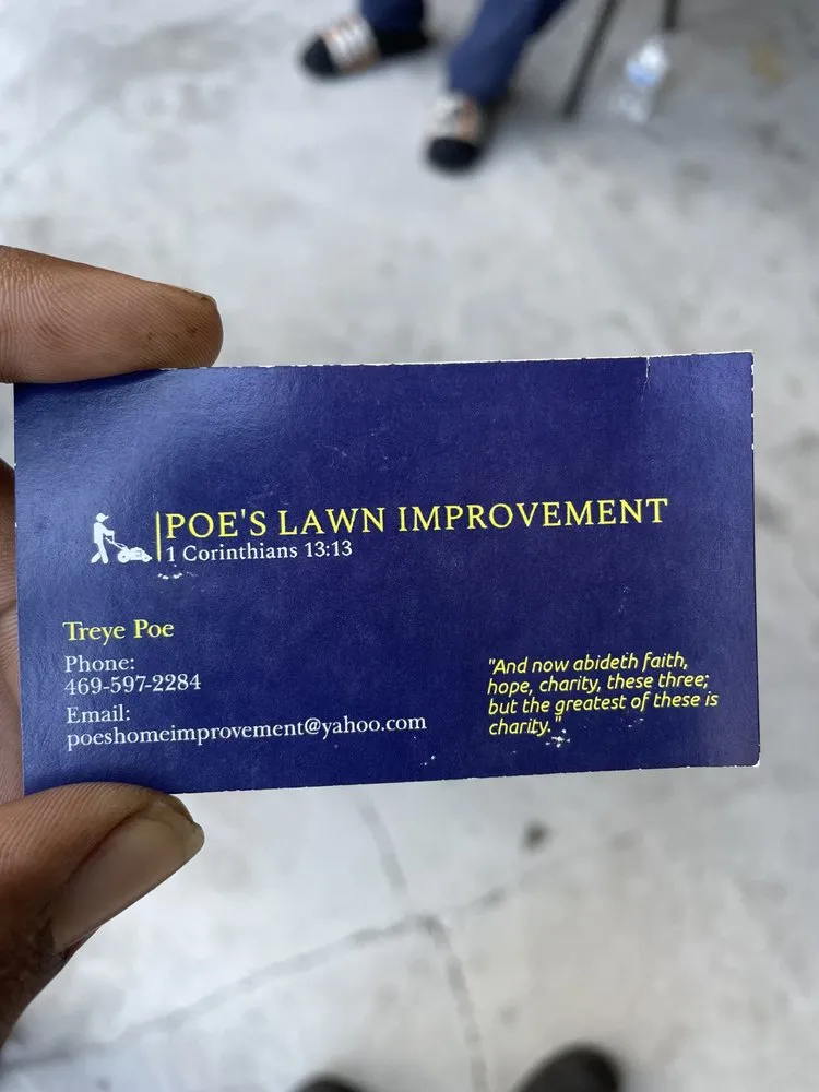 Top-rated yard cleanup service for year-round maintenance in DeSoto, TX by Poe's Lawn Improvement