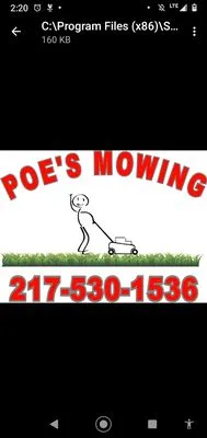 Poe's Mowing