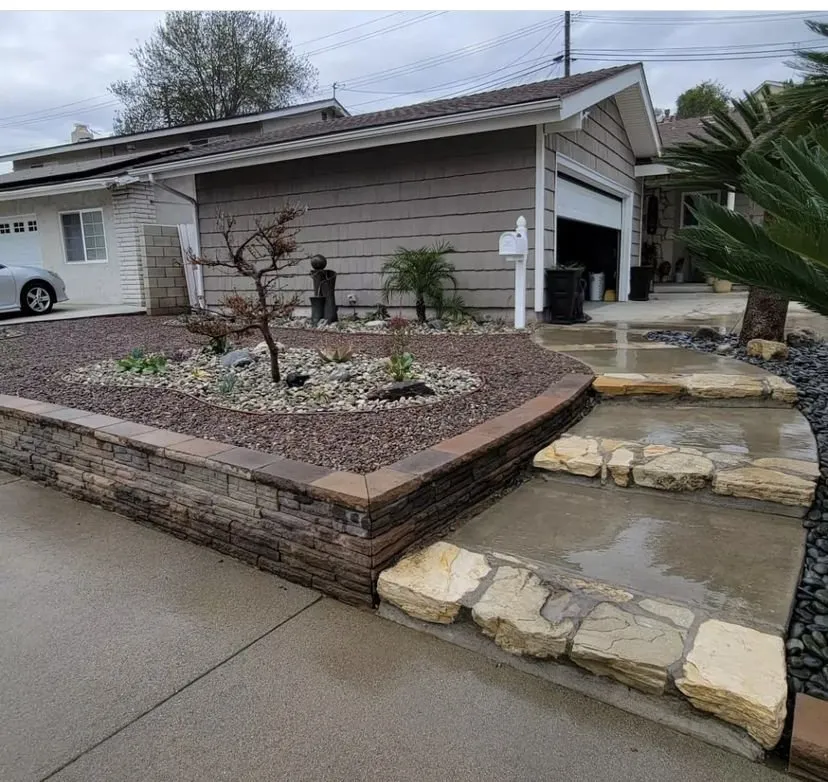 Professional outdoor landscaping for outdoor upgrades in La Habra, CA by Polanco Brothers