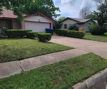 Custom outdoor landscaping in Killeen, TX by Polk Lawn Care Services