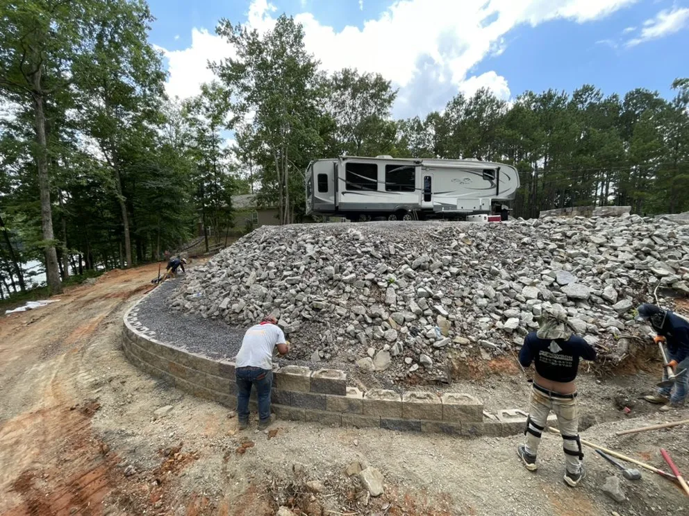 Professional landscape design for beautiful yards in Jasper, AL by Polygon Construction
